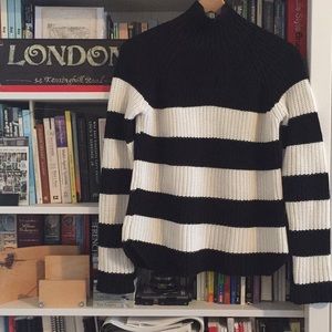 Knit turtleneck sweater